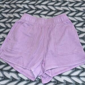 Purple aerie shorts